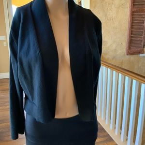 Black shrug, dress not included but listed on Poshmark